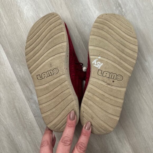 Lamo Women's Paula Burgundy size 8 - Picture 6 of 6